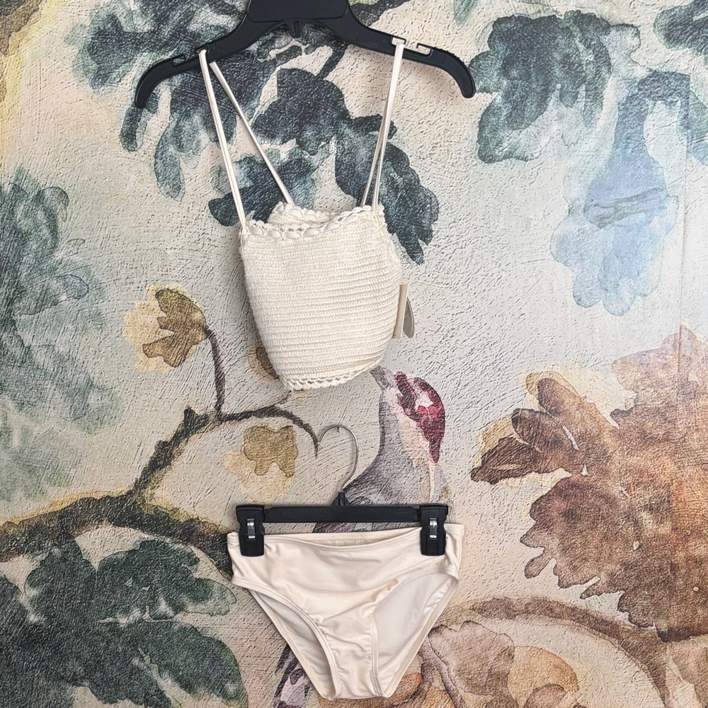 Chelsea & Violet Cream Kids Swim Set